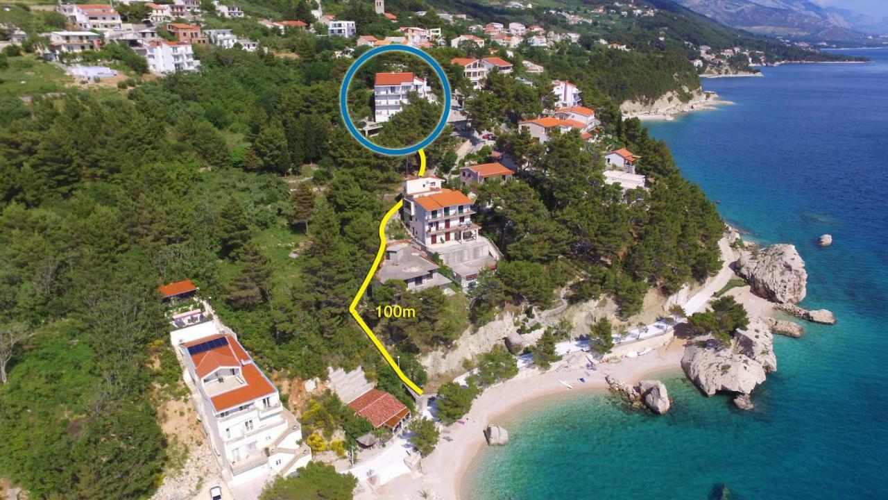 Sea View Apartment Gin Brela Exterior foto